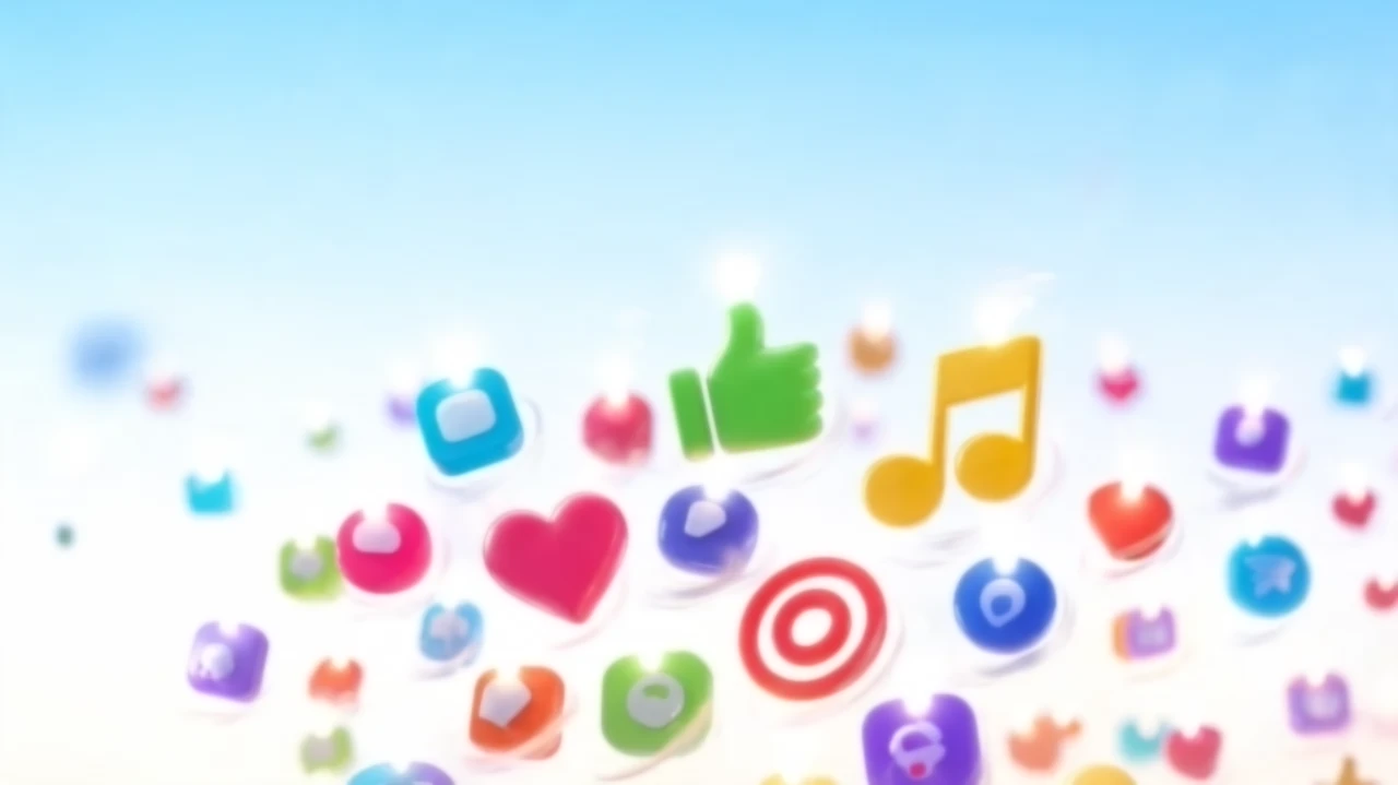 3D social media icons representing short form video distribution across major platforms